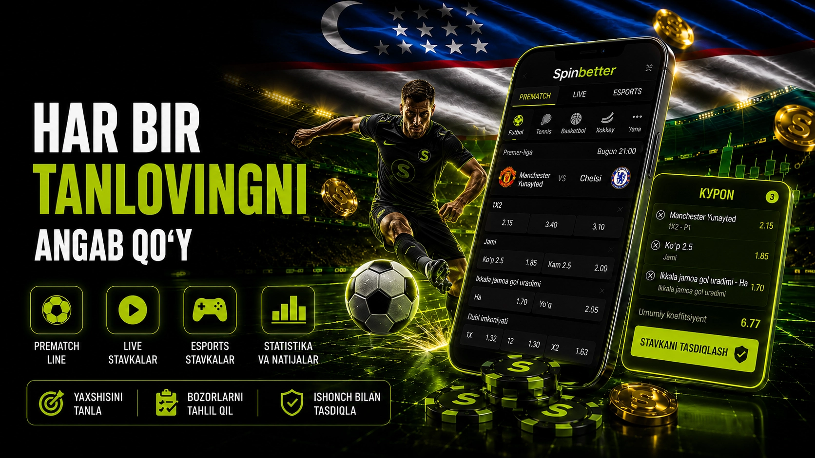 Spin Better Betting uz