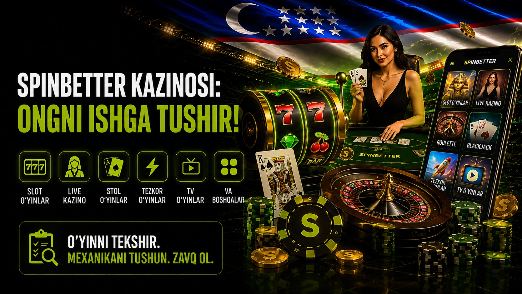 Spin Better Casino uz