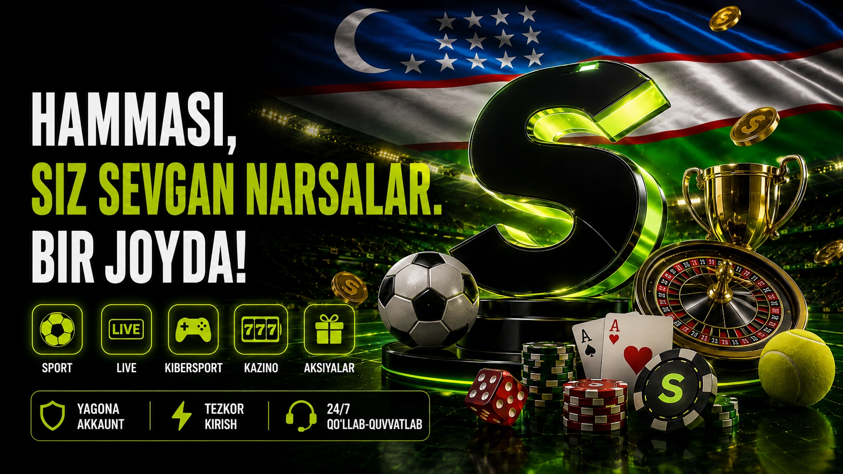 SpinBetter home casino uz